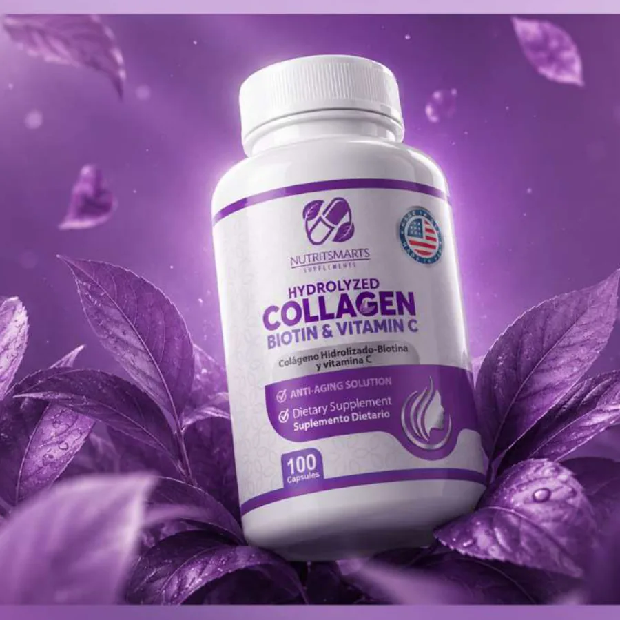 Colágeno Hidrolizado + Biotina + Vitamina C